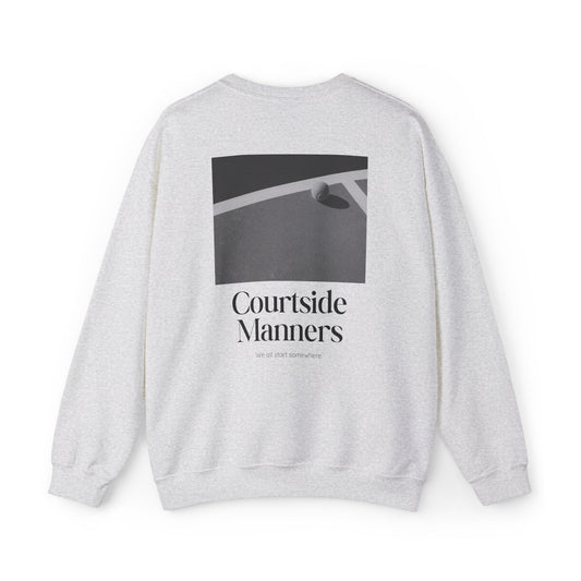 Courtside Manners Crewneck Sweatshirt - BK