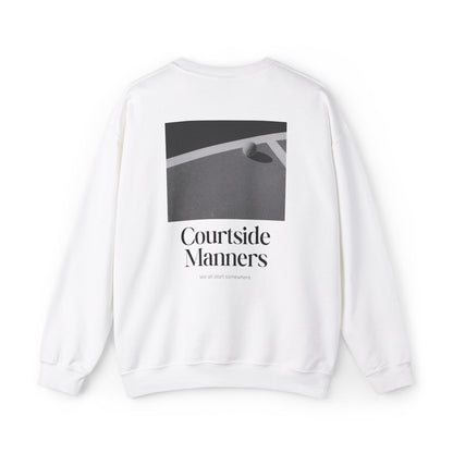 Courtside Manners Crewneck Sweatshirt - BK