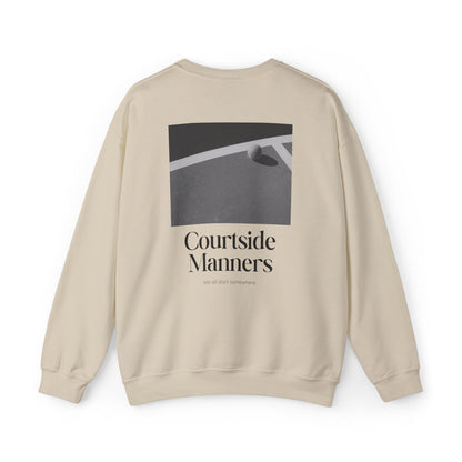 Courtside Manners Crewneck Sweatshirt - BK